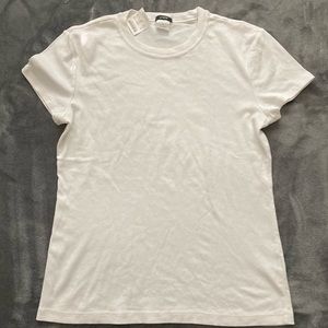 J Crew, Women’s white, Medium short sleeve T-shirt, brand new with tags
